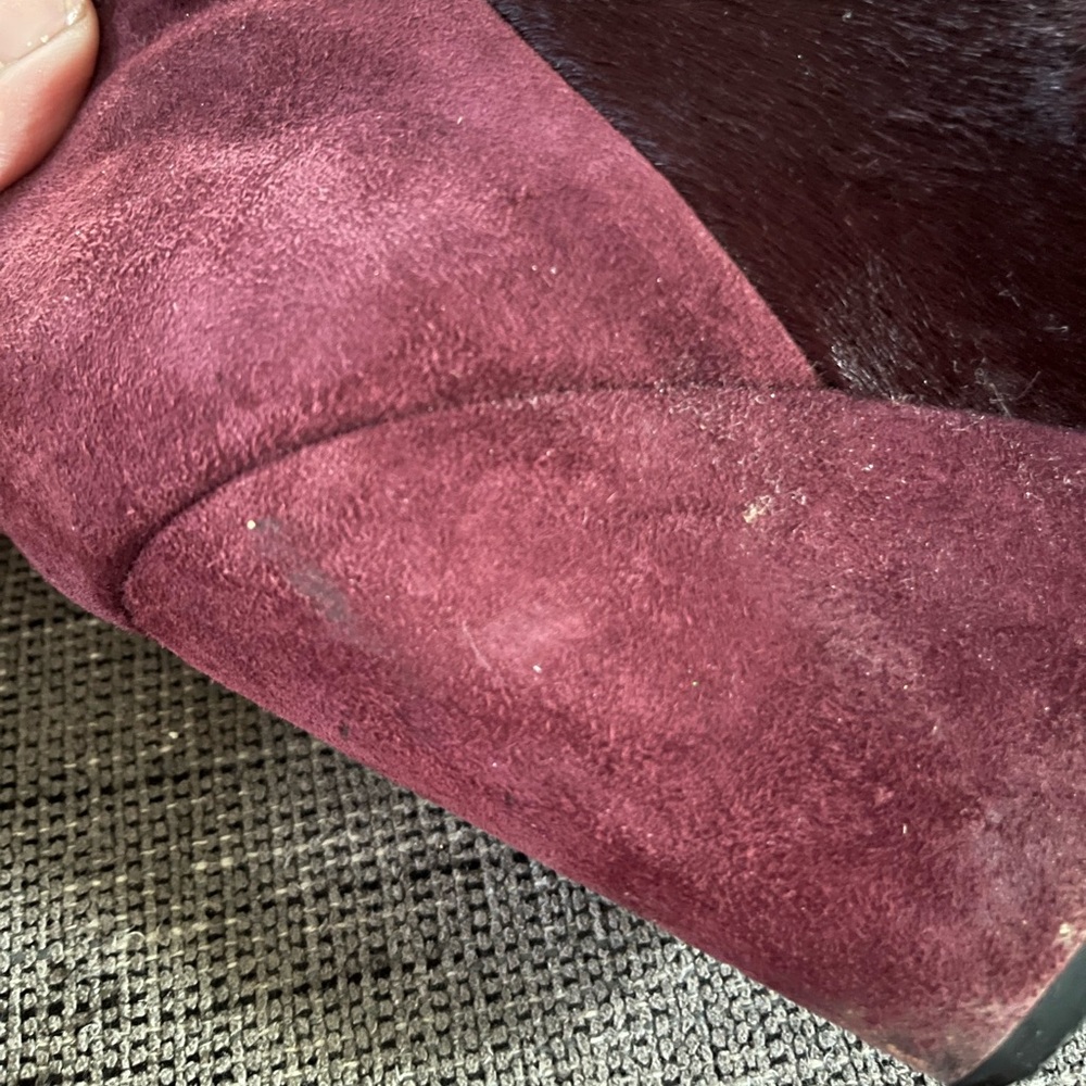Isabel Marant Women’s Suede Fur Lazio Wedge Boots Sz 38 US Sz 7 - Picture 9 of 16